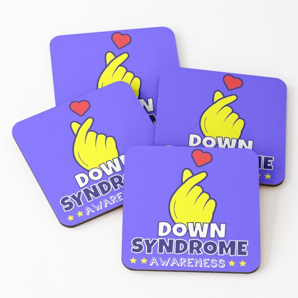 Item preview, World Down Syndrome Awareness Day - Korean Finger Heart designed and sold by yeknow.