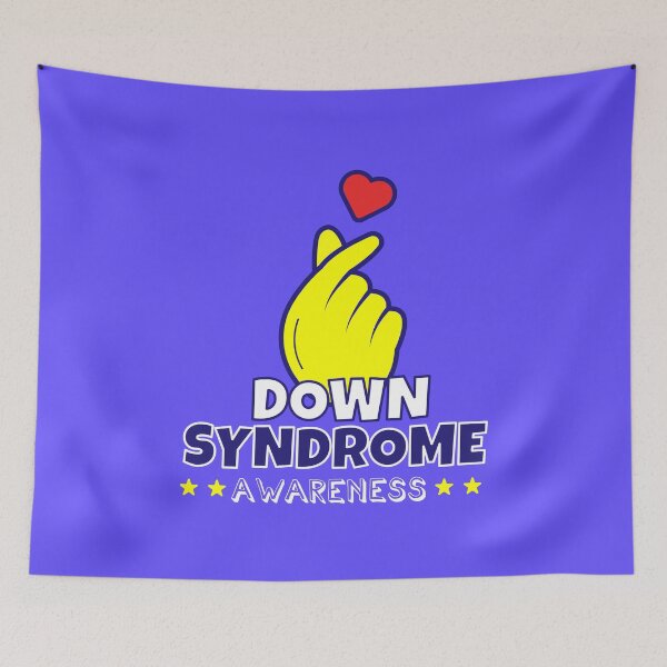 Item preview, World Down Syndrome Awareness Day - Korean Finger Heart designed and sold by yeknow.