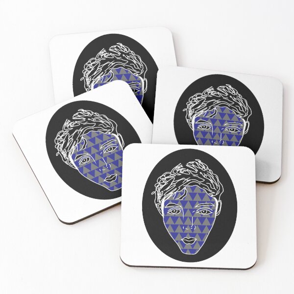 Item preview,  face,faces,special design,Poker face, Dead pan, Face Design,ace, Modern,handdrawn,Side face, Abstract ,People, Poker face, Dead pan, Unique Face Design designed and sold by GdaySnoopy.