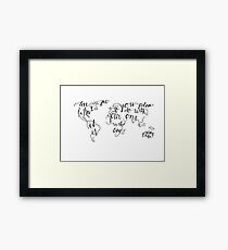 Wild & Precious World Framed Print