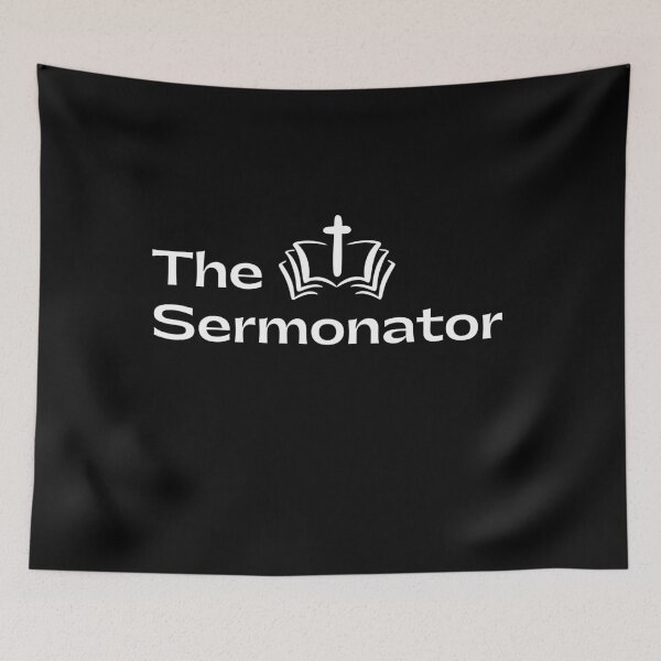 Item preview, The Sermonator - Funny Pastor  designed and sold by GodsPeople.