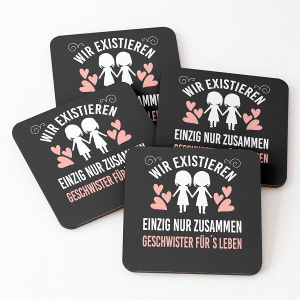 Artikelvorschau, Wir Existieren einzig nur zusammen, Geschwister .. entworfen und verkauft von Zuepfelmuetzen.