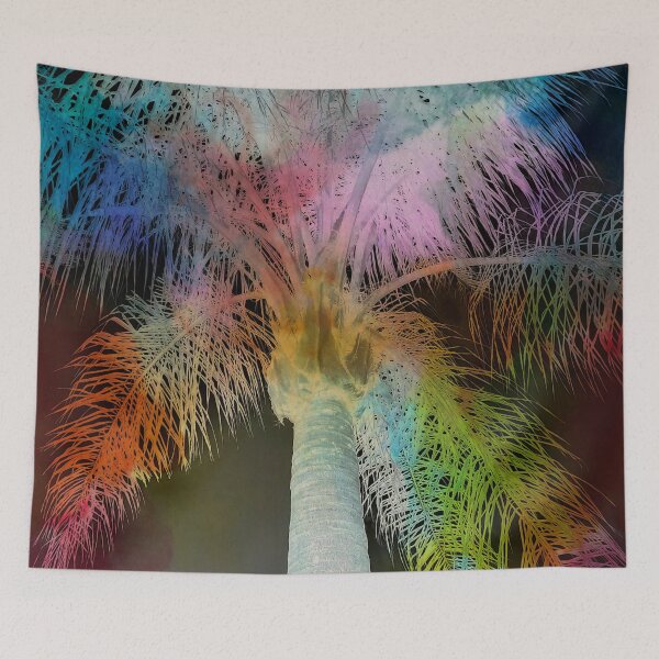 Item preview, Stormy Palm Tree Rainbow designed and sold by Designs By YL.