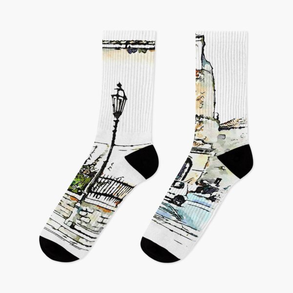 Item preview, Barbarano Romano: view of the tower designed and sold by Giuseppe Cocco.