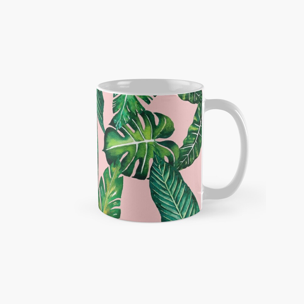 Jungle Leaves, Banana, Monstera Pink II