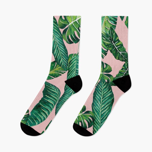 Item preview, Jungle Leaves, Banana, Monstera Pink II designed and sold by Wheimay.