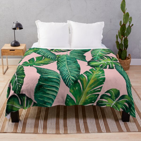 Item preview, Jungle Leaves, Banana, Monstera Pink II designed and sold by Wheimay.