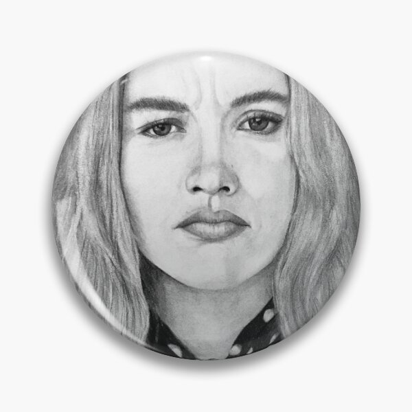 Artikelvorschau, Florence Pugh Kohleporträt entworfen und verkauft von CLasseter10491.