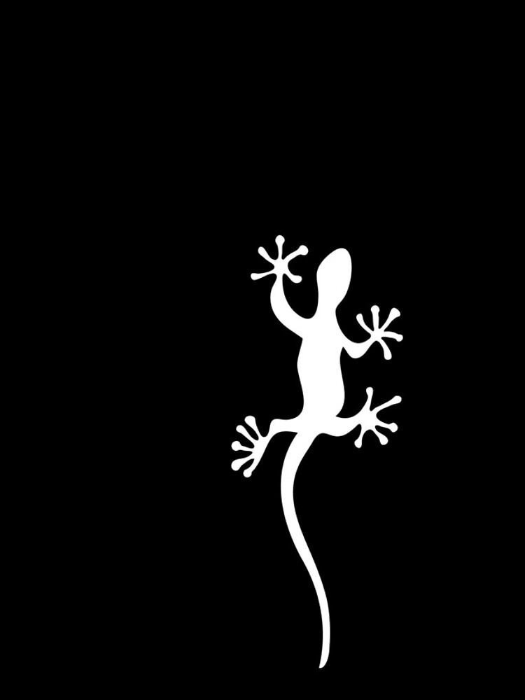 One white gecko Tee by gudders