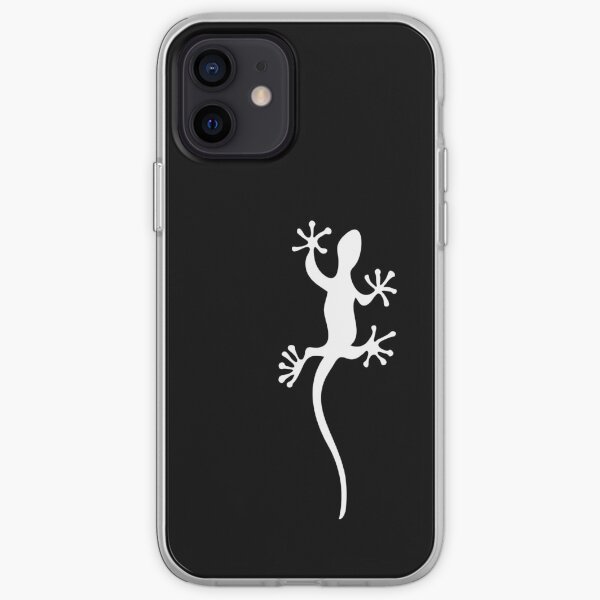 One white gecko Tee iPhone Soft Case
