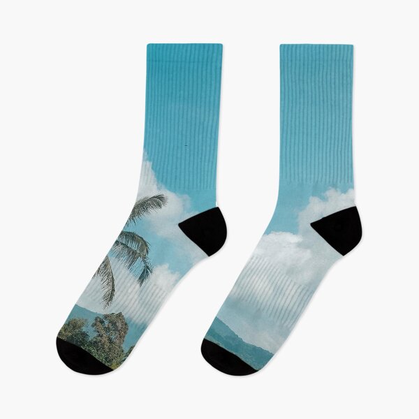 Item preview,  Palm, clouds and green trees in the Rice terrace Bali Indonesia designed and sold by SandShopDesigns.