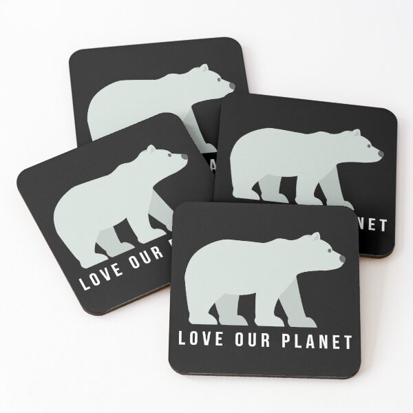 Item preview, Love Our Planet ice bear designed and sold by MerlinTea.