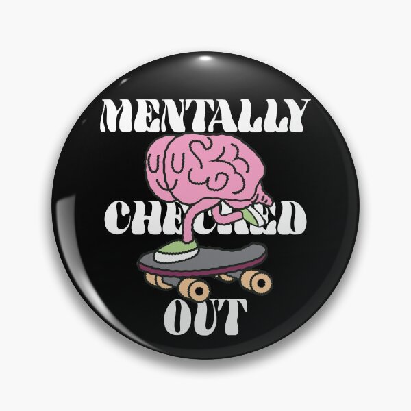 Item preview, Mentally Checked Out Fed Up Burnout Exhausted Drained Low Battery designed and sold by KLINESTORE.