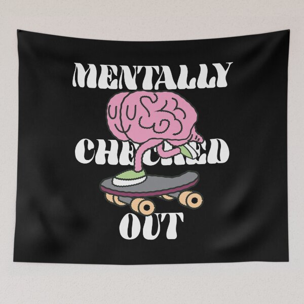 Item preview, Mentally Checked Out Fed Up Burnout Exhausted Drained Low Battery designed and sold by KLINESTORE.