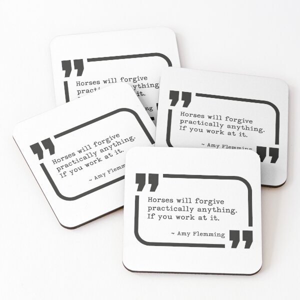 Item preview, Horses will forgive practically anything. if you work at it designed and sold by PonyAddiction.