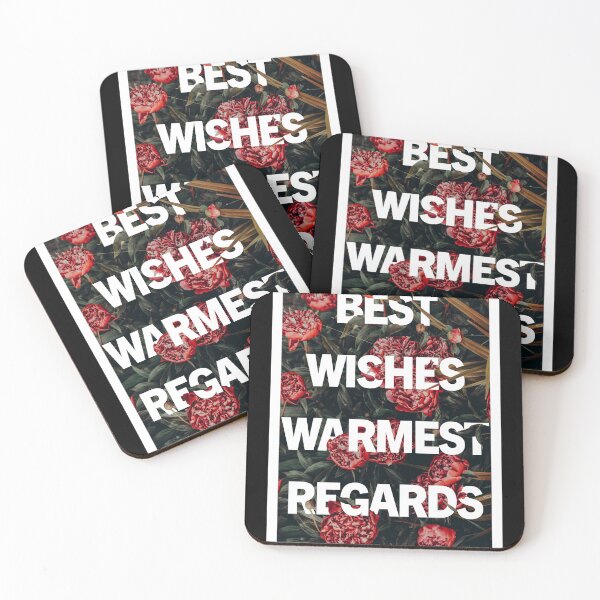 Item preview, best wishes warmest regards designed and sold by Simple Text.