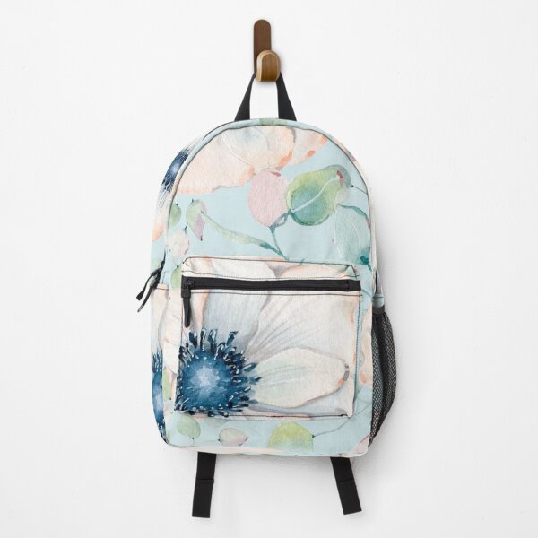 Item preview, Summer Flowers Light Blue designed and sold by Wheimay.