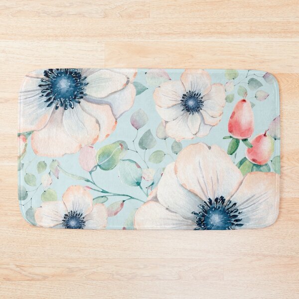 Item preview, Summer Flowers Light Blue  designed and sold by Wheimay.