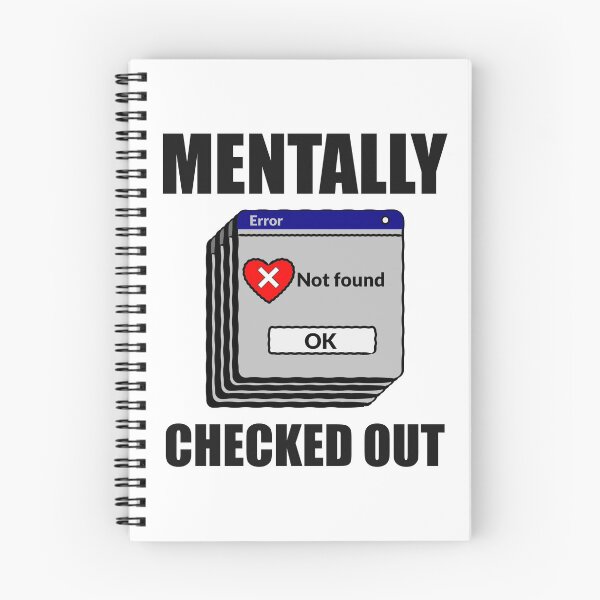 Item preview, Mentally Checked Out Fed Up Burnout Exhausted Drained Low Battery designed and sold by KLINESTORE.