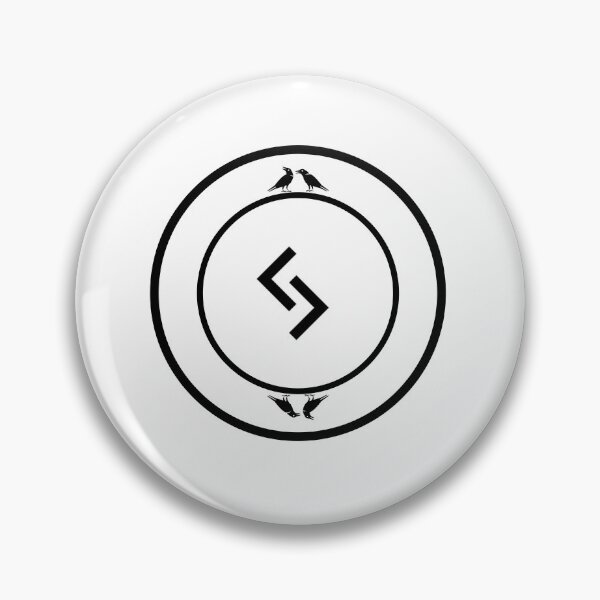 Item preview, Jera - Raven White - Norse Rune - Viking Rune - Ancient Alphabet designed and sold by Live2211.