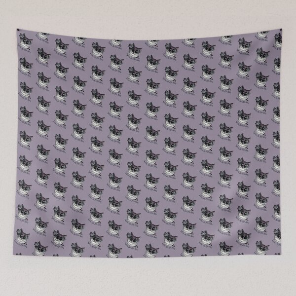 Item preview, We´re all mad here - grinning cat (dark) designed and sold by zazuzanta.