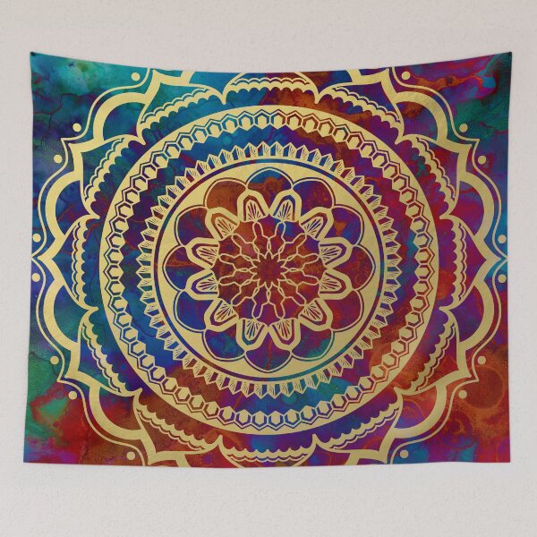 Item preview, Geometric Gold Mandala Design designed and sold by BilgePaksoylu.