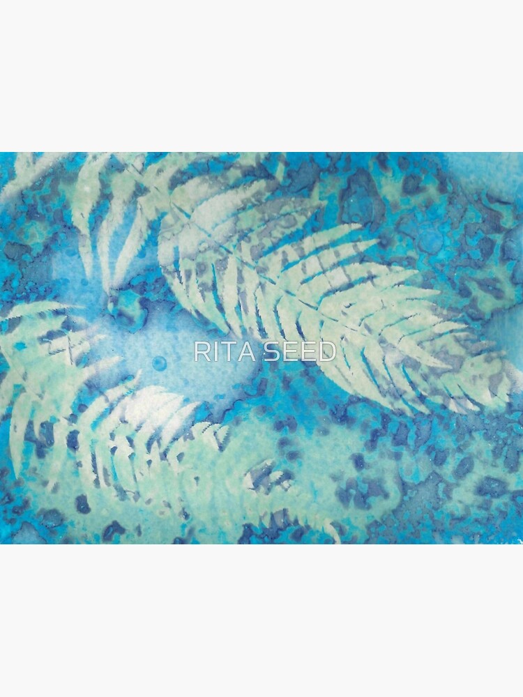 Fern Moss Cyanotype Print