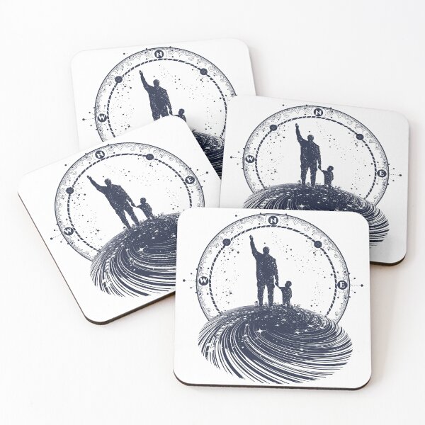 Item preview, Dad and son in a dreamy world designed and sold by Moueddene.