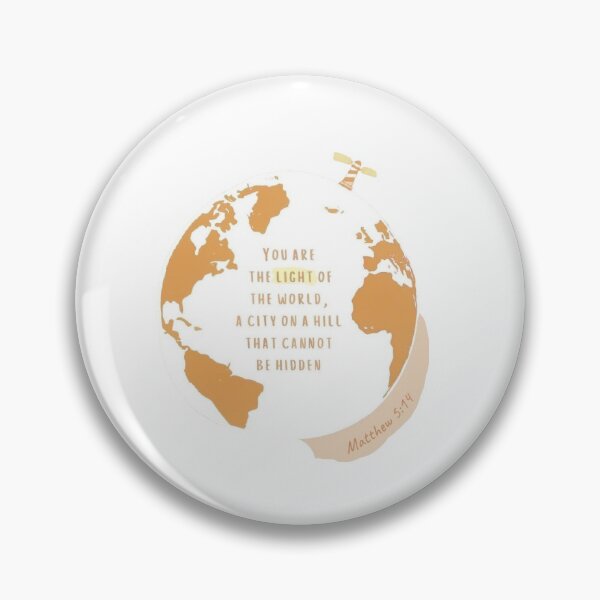 Item preview, Light of the World- Matthew 5:14 scripture - bible verse designed and sold by parttimecrafter.