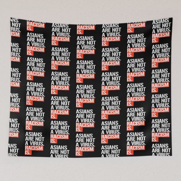 Item preview, ASIANS ARE NOT A VIRUS designed and sold by partyfarty.