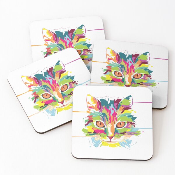 Item preview, Watercolor Cat - Animal Life - Pop Art Portrait designed and sold by Donaatelle.