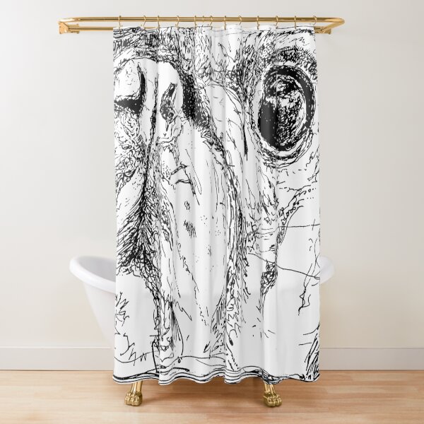 Item preview, Close-Up Line Drawing of a Pug designed and sold by annamazzdesigns.