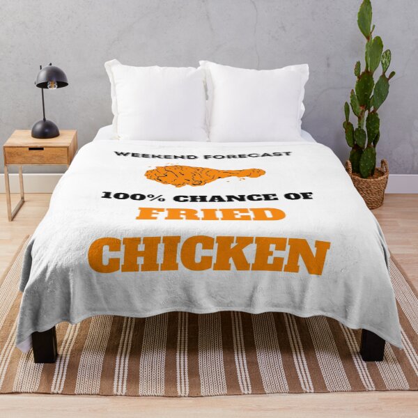 Item preview, Fried chicken weekend forecast white designed and sold by daguilon.