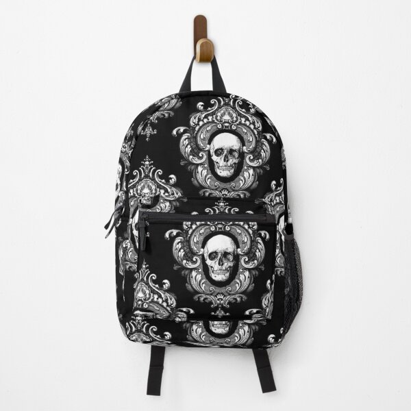 Item preview, Goth Black And White Skull Pattern designed and sold by deannabalestra.