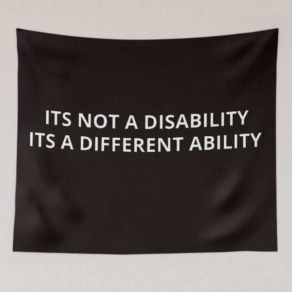 Item preview, Its not a disability its a different ability designed and sold by WearWolfDesigns.