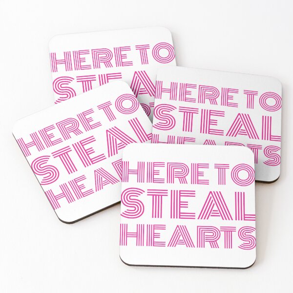 Item preview, Here To Steal Hearts Pink designed and sold by Designs By YL.