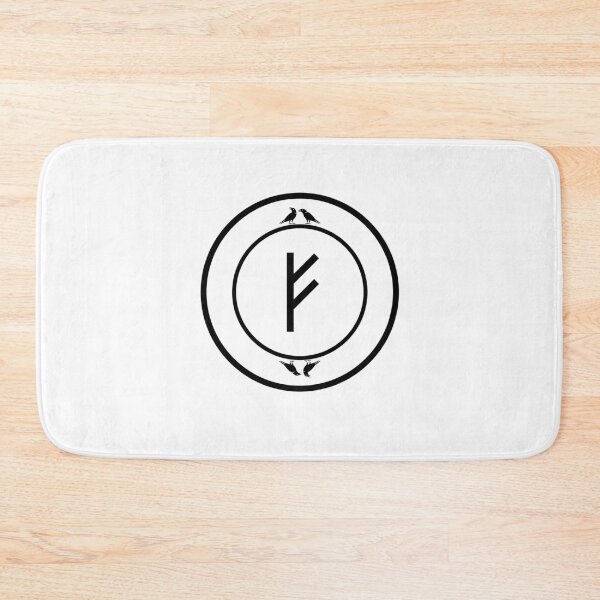 Item preview, Fehu - Raven White - Norse Rune - Viking Rune - Ancient Alphabet designed and sold by Live2211.