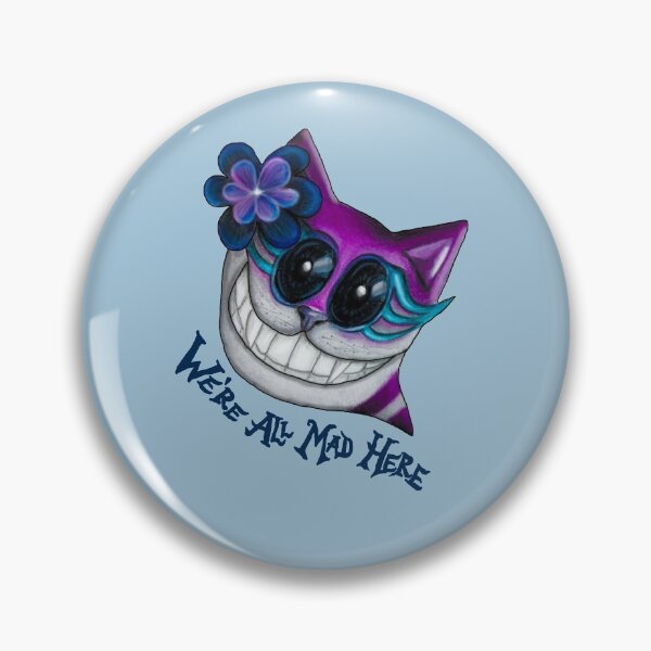 Item preview, We´re all mad here - grinning cat (colorful) designed and sold by zazuzanta.