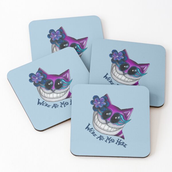 Item preview, We´re all mad here - grinning cat (colorful) designed and sold by zazuzanta.