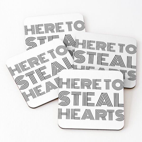 Item preview,  Here To Steal Hearts Black designed and sold by Designs By YL.