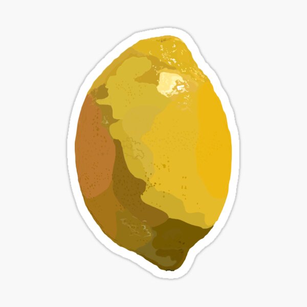 Zitrone Sticker