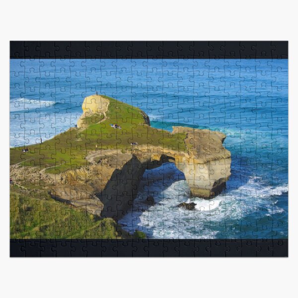 Tunnel Beach, Otago, New Zealand Jigsaw Puzzle