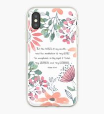 Let the Words of my Mouth-Ps 19:14 iPhone Case