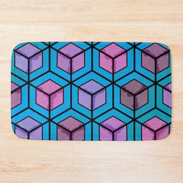Item preview, Blue and Purple Cubes designed and sold by CasDoodles.