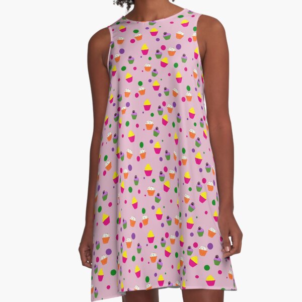 Cupcake Sisters A-Line Dress