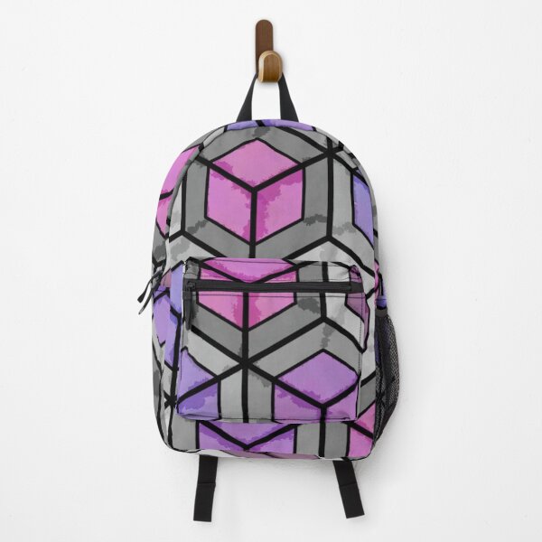 Item preview, Purple and Grey Cubes designed and sold by CasDoodles.