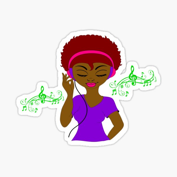 Soul sister, dj girl Sticker