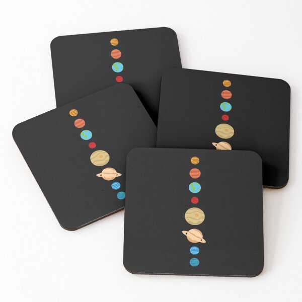 Item preview, Solar system planets stacked (8 omitting Pluto) designed and sold by SolidEarthArt.