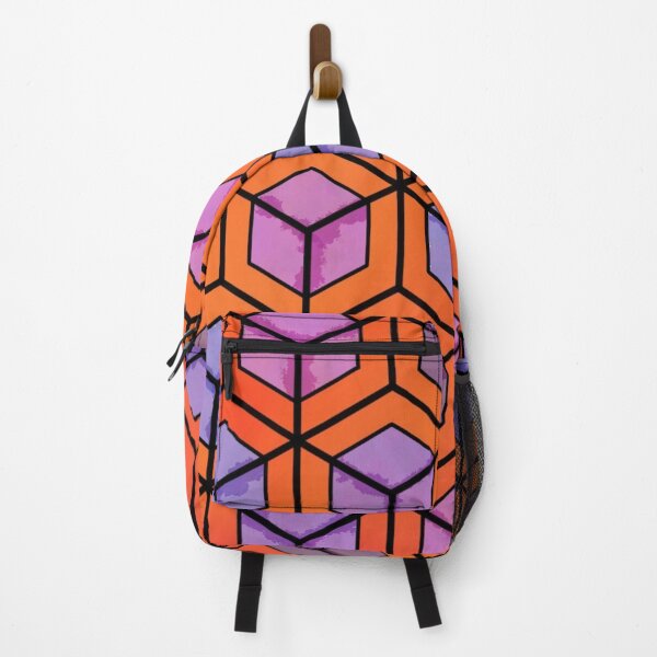 Item preview, Purple and Orange Cubes designed and sold by CasDoodles.