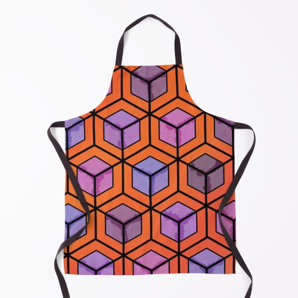 Item preview, Purple and Orange Cubes designed and sold by CasDoodles.